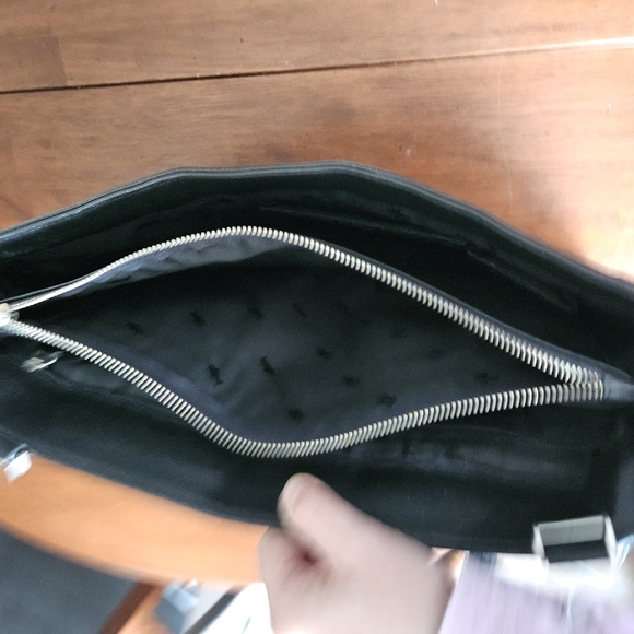 BRAUNE BUFFEL mens leather briefcase black chrome Germany buisness casual bag - Picture 8 of 13